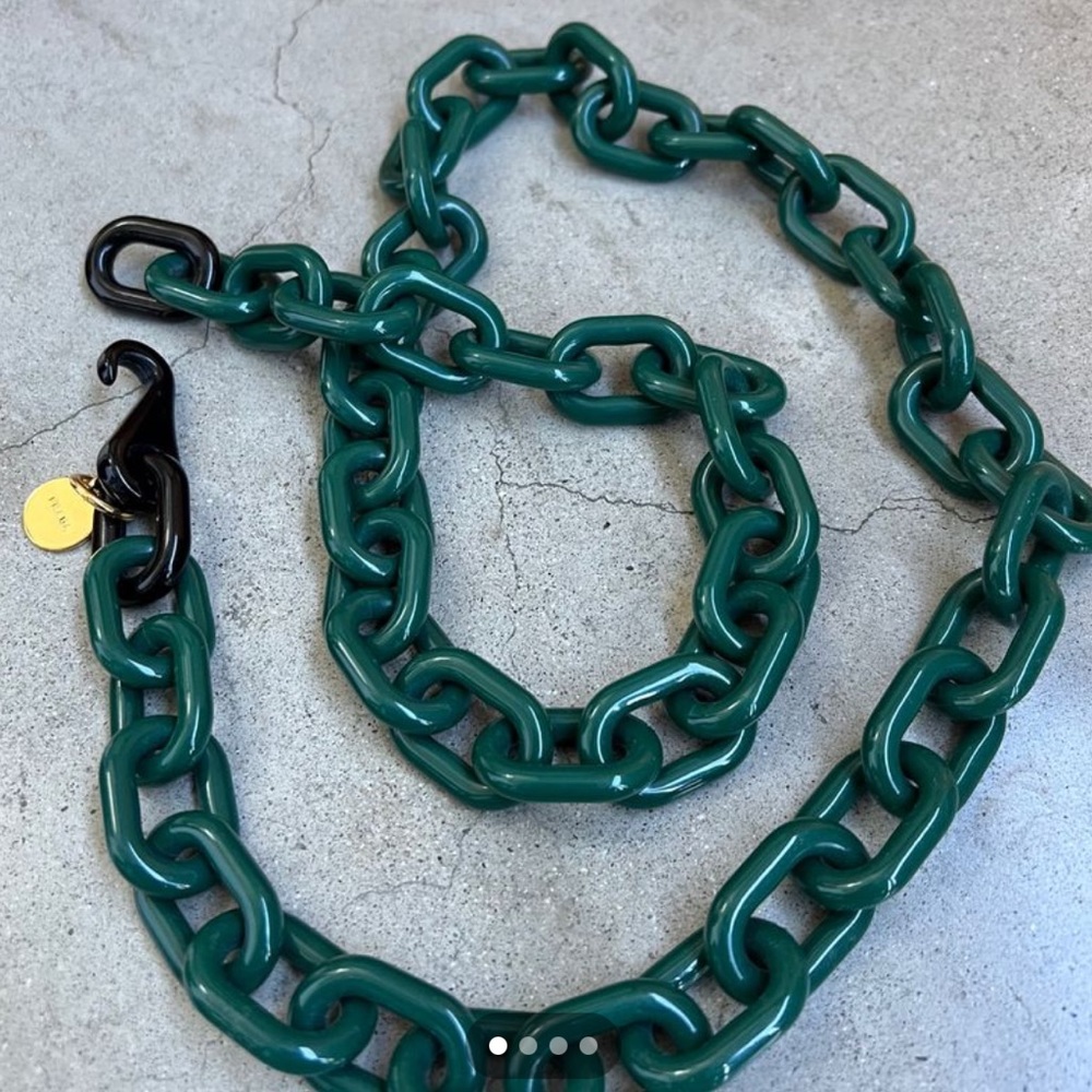 PRADA Resin Chain Link Necklace